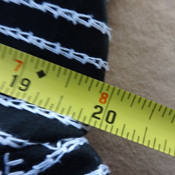 Silk Club women's size SP jacket black with white embroidery, open front, lined - Picture 9 of 16